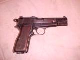 Nazi Proofed Begian Made Browning Hi-Power, 9mm, Exc. Condition, 13 Round Magazine, Blue - 2 of 5