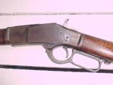Exc. Winchester 1873 Rifle, 24"x.44-40., fine Blue, Exc. Wood, Bore excellent. Early Rifle, SN 50xxx, 1880. - 4 of 7
