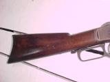 Exc. Winchester 1873 Rifle, 24"x.44-40., fine Blue, Exc. Wood, Bore excellent. Early Rifle, SN 50xxx, 1880. - 6 of 7