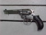 Excellent Colt Thunderer Revolver, Etched Panel, Nickeled, .41 Cal.,x 5", Exc. Bore, Mechanics Fine - 1 of 5