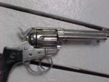 Excellent Colt Thunderer Revolver, Etched Panel, Nickeled, .41 Cal.,x 5", Exc. Bore, Mechanics Fine - 4 of 5