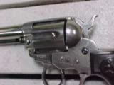 Excellent Colt Thunderer Revolver, Etched Panel, Nickeled, .41 Cal.,x 5", Exc. Bore, Mechanics Fine - 3 of 5
