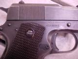Fine WWIII Colt .45 1911A!, Matching Holster Marked US, Dated 1942. Fine Gun and Holster, Parkerized, Checkered Grips - 5 of 8