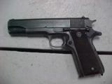 Exc. Colt 1911-A1 With Matching Holster(1942 Marked), Parkerized, Fine Bore - 1 of 6