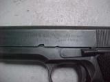 Exc. Colt 1911-A1 With Matching Holster(1942 Marked), Parkerized, Fine Bore - 4 of 6