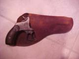 Good Smith and Wesson Model 4, .38 Cal, Nickeled, Holster, Antique SN - 4 of 4