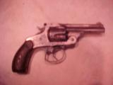 Good Smith and Wesson Model 4, .38 Cal, Nickeled, Holster, Antique SN - 2 of 4