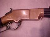 Terrific Late First Model Henry Rifle, .44 Henry, Patina, Blue, Great Wood - 2 of 8