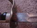 Fine Sword, Cavalry Saber, Engraved, Curved Like Saber, 30Inches Long, Fine Engraving, Nickel Plated Sheath. - 2 of 6