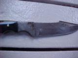 Fine Damascus Knife and Sheath with Provenance For Meteorite Iron In It - 4 of 4