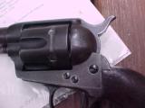 Fine Etched Panel Single Action Army Revolver, Letter, .44-40x7 1/2