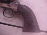 Fine Colt Single Action Army, Etched Panel, First Gen., Nicke;ed, Eagle Grips, Fine Bore - 5 of 5