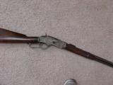 Very Good Winchester Model 1866 Saddle Ring Carbine, .44 Rimfire, Fine Patina, Unmessed With Gun - 1 of 7
