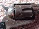 Very Good Plus Colt 1st Gen. Single Action Army, .5 1/2"x.45 Caliber. Eagle Grips. - 4 of 4