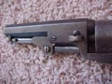 Fine Cased Set, 1849 Colt Pocket Model, Colt Case, All Accessories, Fine Gun, 4"x.31 Cal., Scene, Blue, Silver - 8 of 8