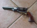 Excellent Colt 1851n Navy Revolver, .36 Cal. Percussion. Blue, Scene, Case Colors, Safety Pins, Bore - 1 of 6