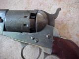 Exc. Manhatten Navy Revolver, .36 cal., 5 shot, octagonal 61/2"Barrel, Lots of Blue and Terrific Cylinder scene - 6 of 8