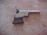 Excellent Remington Vest Pocket Deringer, Nickeled, Fire Blued Hammer and Trigger - 2 of 3