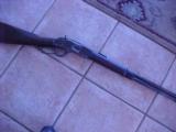 V. Good Plus Winchester 1873 Saddle Ring Carbine, .44-40, Blue/patinaed, Fine Bore, Great Wood - 1 of 5