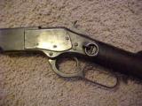 V. Nice First Model 1873 Winchester Saddle Ring Carbine, .44-40 Cal.,SN 36xxx., Thumbprint
- 2 of 5