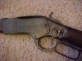 V. Good Winchester 1873 Saddle Ring Carbine, .44-40 Cal., Patina, Decent Bore,
- 2 of 6