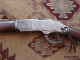V. Good Plus Winchester 1873 Saddle Ring carbine, First Model, Thumbprinrt Dustcover, Fine Mechanics, V. Good Bore, .44-40 - 3 of 6