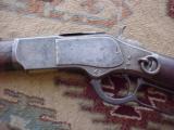 V. Good Plus Winchester 1873 Saddle Ring Carbine, .44-40,GreatBore, Even Grey Patina, Antique - 2 of 7