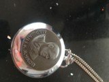 Terrific Marshal Zhukov Pocket Watch, post WWII, Russian made, Excellent condition, works - 3 of 3