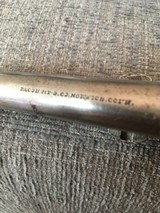 Bacon Third Model Pocket revolver, Percussion, 5 Inch Barrel, Engraved - 3 of 3
