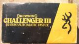 BROWNING - CHALLENGER III - .22 CAL. SEMI-AUTOMATIC PISTOL - 5
1/2" BARREL
- 8 of 8