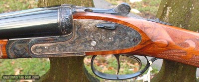 GRULLA - - NO. 1 GRADE - 12 GA. SIDELOCK EJECTOR WITH HAND DETACHABLE LOCKS - 26