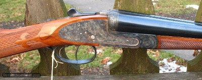 GRULLA - - NO. 1 GRADE - 12 GA. SIDELOCK EJECTOR WITH HAND DETACHABLE LOCKS - 26