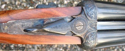 GRULLA - - NO. 1 GRADE - 12 GA. SIDELOCK EJECTOR WITH HAND DETACHABLE LOCKS - 26