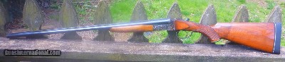 MARIO BESCHI - 28 gauge MODEL 707 SCALLOPED BACK BOXLOCK EJECTOR - SIDE X SIDE 26" VENT RIB BARRELS CHOKED MOD. / MOD. - PISTOL GRIP STOCK