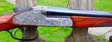 MERKEL MODEL 360SL - 410 GAUGE SIDELOCK EJECTOR - 28" BARRELS CHOKED IMP. MOD. / FULL - 3" CHAMBERS - ENGRAVED RECEIVER WITH LOCKPLATES HAVI - 4 of 11