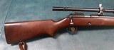 WINCHESTER - MODEL 52 TARGET - .22 CAL 28" BARREL - LOP 13" - 11 LBS WITH SCOPE - UNERTEL SCOPE - VERY GOOD CONDITION.  - 9 of 10