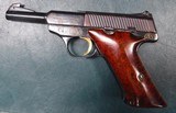 BROWNING
NOMAD .22 CAL. PISTOL WITH 4 1/2" BARREL - SCROLL ENGRAVING WITH GOLD WASH ACCENTING THE ENGRAVING. - 2 of 7