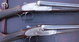 CHARLES HELLIS MATCHED PAIR OF 12 GAUGE GAME GUNS – SIDELOCK EJECTOR GUNS –FINAL REDUCTION IN PRICE - 9 of 15