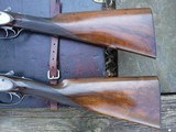 CHARLES HELLIS MATCHED PAIR OF 12 GAUGE GAME GUNS – SIDELOCK EJECTOR GUNS –FINAL REDUCTION IN PRICE - 3 of 15