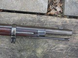 SPRINGFIELD TRAP DOOR RIFLE - LOCK PLATE MARKED 1873 - POSSIBLY USED AS CADET MODEL - 9 of 11