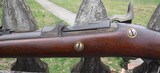 SPRINGFIELD TRAP DOOR RIFLE - LOCK PLATE MARKED 1873 - POSSIBLY USED AS CADET MODEL - 3 of 11