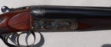 WEBLEY & SCOTT DOUBLE RIFLE - BOXLOCK - EXTRACTOR GUN -CALIBER 250-3000 SAVAGE - 28 INCH BARRELS WITH EXCELLENT BORES - - 15 of 20