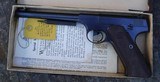 COLT WOODSMAN TARGET MODEL 2ND ISSUE .22 CAL. SEMI-AUTO W/BOX