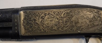 REMINGTON MOD 10-F GRADE
WITH EXTRA BARREL - ALL ORIGINAL IN EXCELLENT CONDITION