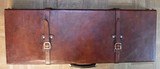 LEATHER COVERED HARD CASE FOR GUN WITH TWO SETS OF BARRELS - 4 of 6