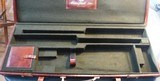 LEATHER COVERED HARD CASE FOR GUN WITH TWO SETS OF BARRELS - 5 of 6
