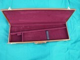 LEATHER COVERED HARD TRUNCK CASE - WILL FIT UP TO 30