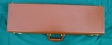 LEATHER COVERED HARD TRUNCK CASE - WILL FIT UP TO 30