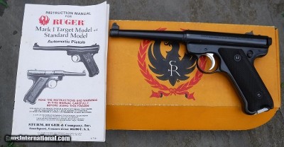 RUGER MK I
- .22 CAL. SEMI AUTO - 6