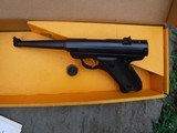 RUGER MK I
- .22 CAL. SEMI AUTO - 6